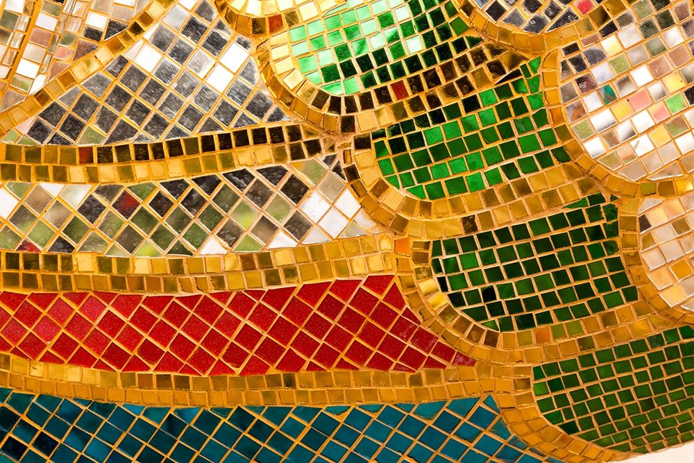Thailand-Colorful mosaic abstract
